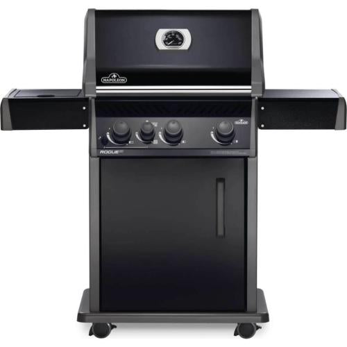 Napoleon RXT425SIBPK1 Rogue Xt 425 Propane Gas Grill With Infrared Side Burner, Bl