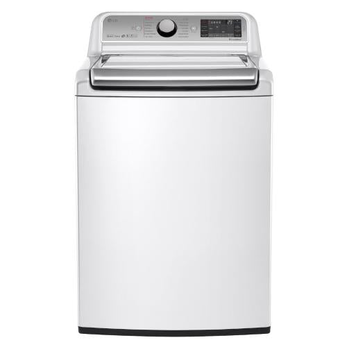 LG WT7600HWA 27 Inch 5.2 cu. ft. Top Load Washer with Steam, SmartDiagnosis™, TurboWash® Technology, StainCare™, ColdWash™, SlamProof Lid, 5.2 cu. ft. Capacity, 14 Wash Cycles, TrueBalance™ Anti-Vibration and ENERGY STAR®: White