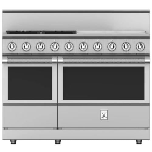 Hestan KRG484GDNG Range, 4 Burner With Griddle, All Gas, 48-Inch - Ng - Stainl