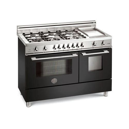 Bertazzoni X486GPIRNE Professional Series 48 Inch Pro-Style Dual-Fuel Range with 6 Sealed Burners