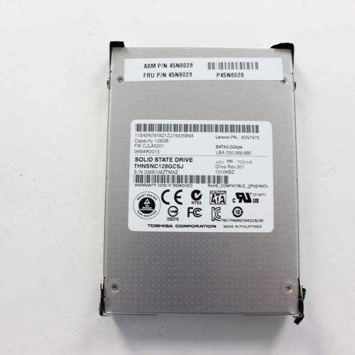 Lenovo Part# 45N8029 Lenovo Disk Tray-sata Fru Ssd 128Gb 7Mmh Toshiba 2.5 And Quot (OEM)