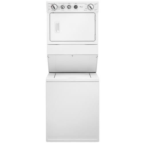 Whirlpool YWET3300XQ2 27 Inch Electric Stacked Washer Dryer Unit