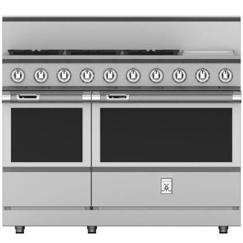 Hestan KRD485GDLP Range, 5 Burner With 12-Inch Griddle, Dual Fuel, 48-Inch -Lp