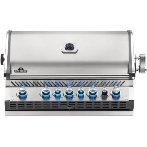 Napoleon BIPRO665RBPSS3 Built-In Prestige Pro 665 Propane Gas Grill Head With Infrar
