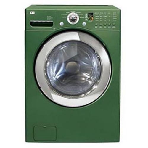 LG WM2233HD 27 Inch Front-Load Washer with 4.0 cu. ft. Capacity, 7 Wash Cycles, 5 Temperature Levels, 1100 RPM Spin Speed and SenseClean System: Emerald Green