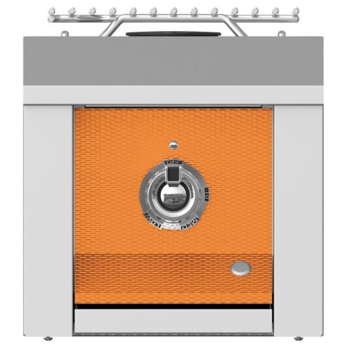 Hestan AEB121LPOR Single Aspire Side Burner, Built-In, 12-Inch - Lp - Orange