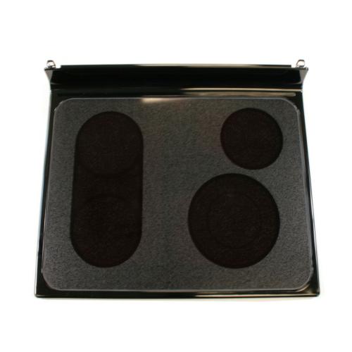 GE Part# WB62T10028 Glass Maintop Kit Assembly (OEM)