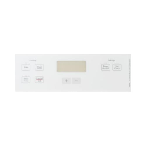 GE Faceplate Graphics (Wh) - WB07X22525