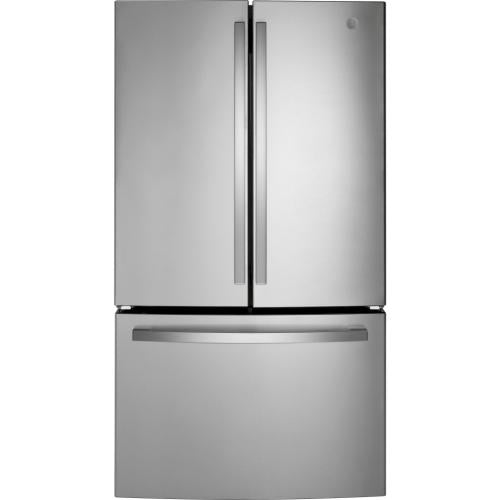 Ge GNE27JYMWFFS 27 Cu. Ft. Fingerprint Resistant French-Door Refrigerator