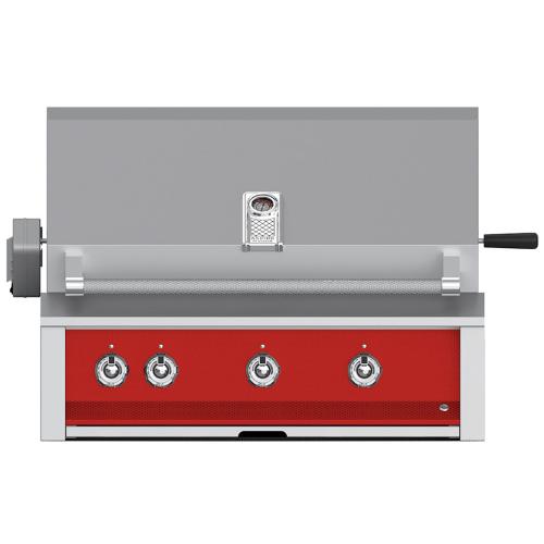 Hestan EABR36NGRD Grill, Aspire, Built-In, (3) U-Burner, Rotisserie, 36-Inch -