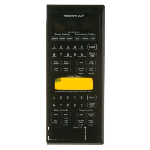 GE Part# WB27T11255 Control Panel Assembly (OEM) Black