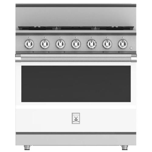 Hestan KRG365LPWH Range, 5 Burner, All Gas, 36-Inch - Lp - White