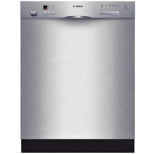 Bosch SHE55M15UC/50 24 Inch Recessed Handle Dishwasher - Stainless Steel
