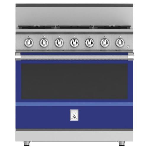 Hestan KRG365NGBU Range, 5 Burner, All Gas, 36-Inch - Ng - Blue