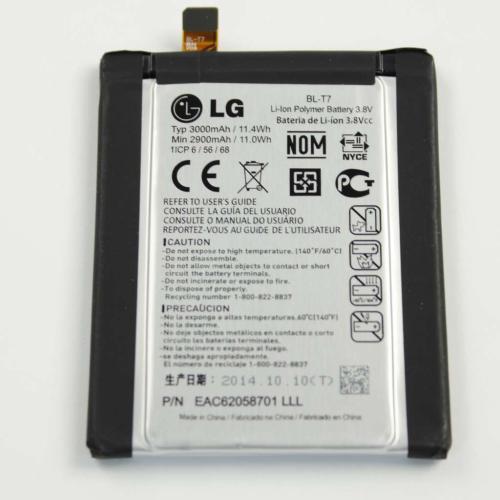 LG Rechargeable Battery,Lithium P - EAC62058701
