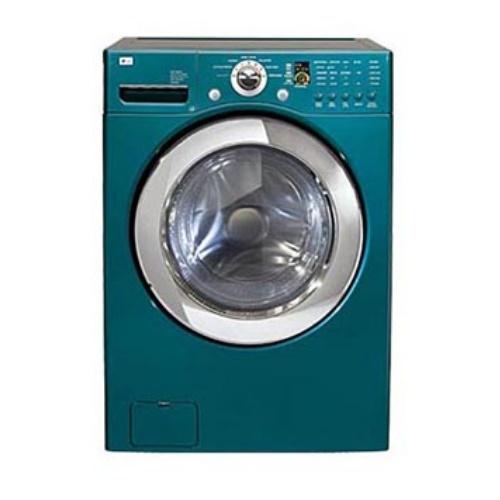 LG WM2233HU 27 Inch Front-Load Washer with 4.0 cu. ft. Capacity, 7 Wash Cycles, 5 Temperature Levels, 1100 RPM Spin Speed and SenseClean System: Bahama Blue