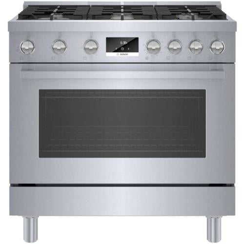 Bosch HGS8655UC/01 800 Series Gas Freestanding Range 36'' Stainless Steel