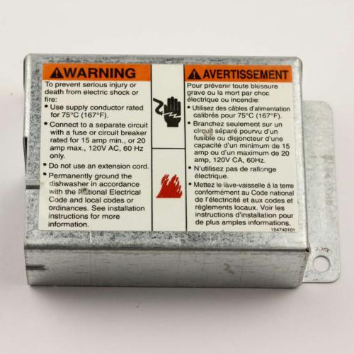 Electrolux Dishwasher Wiring Cover - 154758501