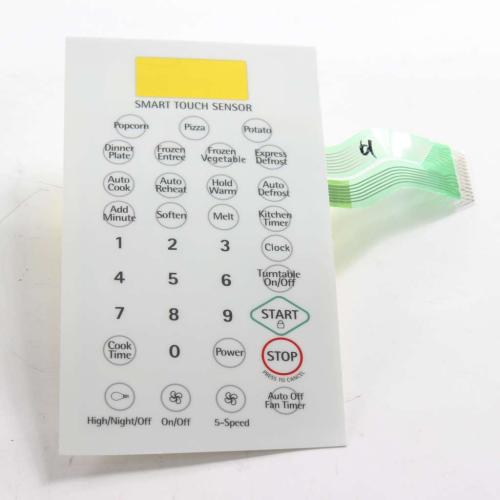 LG Part# MFM39439001 Control Panel Overlay (Black) - Genuine OEM