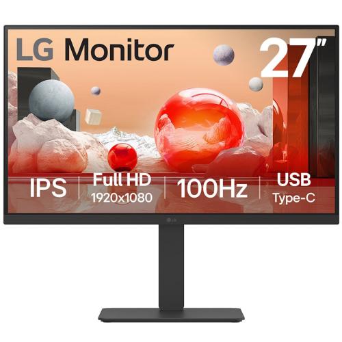 LG 27BA650B 27-Inch Ips Fhd Monitor W/ Speakers, Kvm Switch, Ubc Type-C