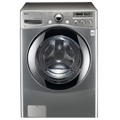 LG WM2655HVA 27 Inch Front-Load Washer with 3.6 cu. ft. Capacity, 9 Wash Cycles, 9 Options, Sanitary Cycle, Allergiene Cycle, Steam Wash and Speed Wash: Graphite Steel