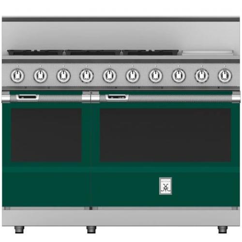Hestan KRD485GDNGGR Range, 5 Burner With 12-Inch Griddle, Dual Fuel, 48-Inch -Ng