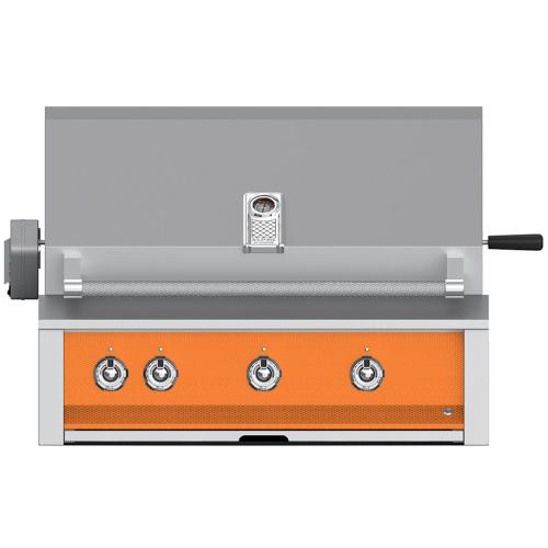 Hestan EABR36NGOR Grill, Aspire, Built-In, (3) U-Burner, Rotisserie, 36-Inch -