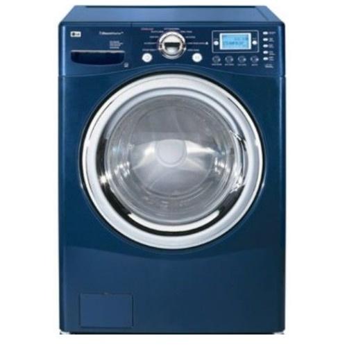 LG WM2688HNMA 27 Inch Front-Load Steam Washer with 4.2 cu. ft. Capacity, 9 Wash Cycles, 1320 RPM Spin Speed and Allergiene & SteamFresh Cycle: Navy