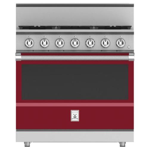 Hestan KRG365LPBG Range, 5 Burner, All Gas, 36-Inch - Lp - Burgundy