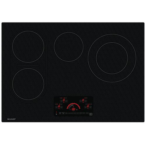 Sharp SCR3041GB 30" Drop-In Radiant Cooktop