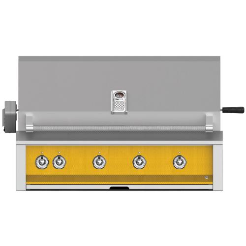 Hestan EABR42LPYW Grill, Aspire, Built-In, (4) U-Burner, Rotisserie, 42-Inch -