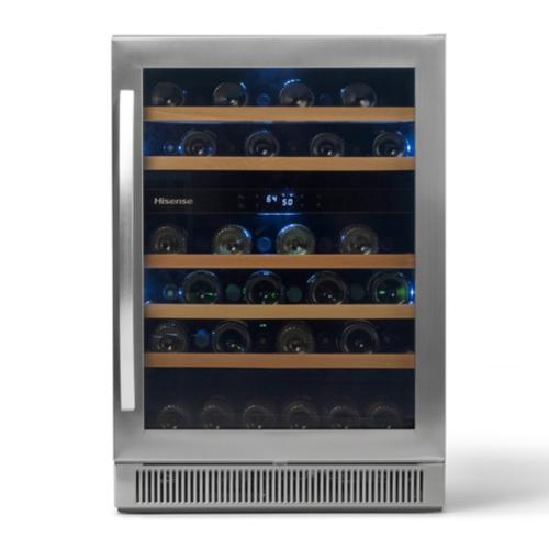 Hisense RW46N1DSD 46-Bottle Dual Zone Wine Chiller