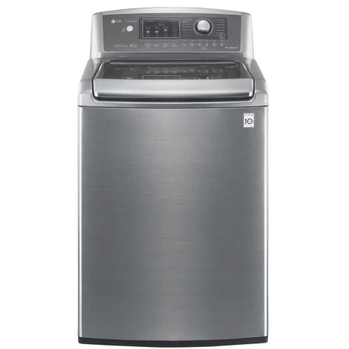 LG WT5170HW 27 Inch Top-Load Washer with 4.7 cu. ft. Capacity, 14 Wash Cycles, 12 Options, ColdWash Option, Load Size Sensing, WaveForce Technology and Dual LED Display: White