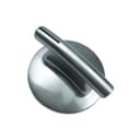 Whirlpool Part# WP74010839 Burner Control Knob (OEM) Chrome