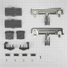 Whirlpool Dishwasher Rack Adjuster Kit (White Wheels) – W10712395