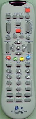 LG Electronics Part# 105-201M Remote Control (OEM)