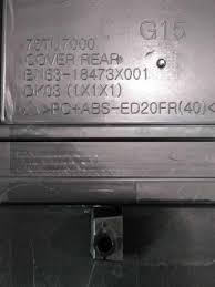 Samsung Part# BN96-50808A Rear Cover Assembly - Genuine OEM