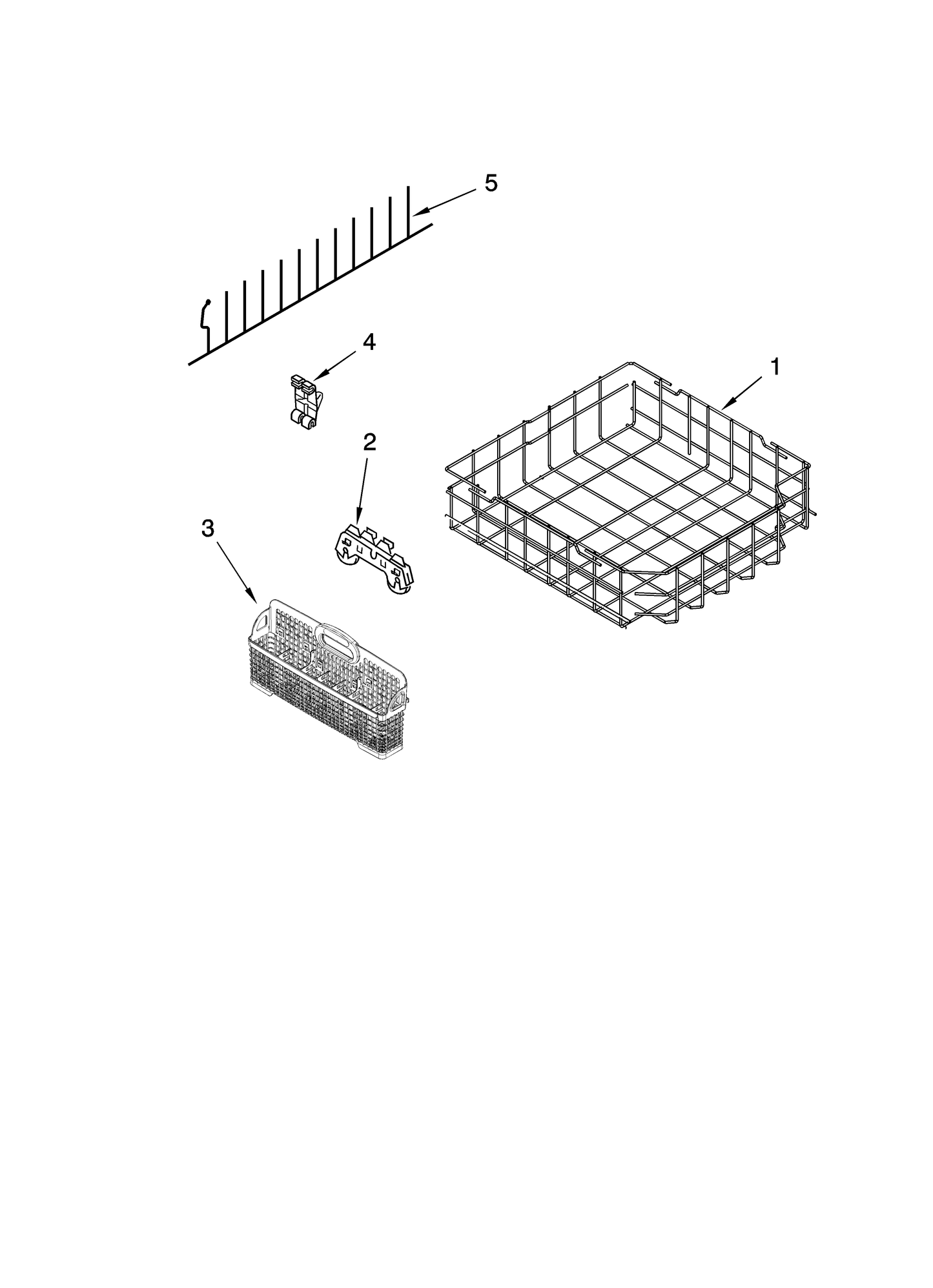 Whirlpool Dishwasher Silverware Basket WP8268866