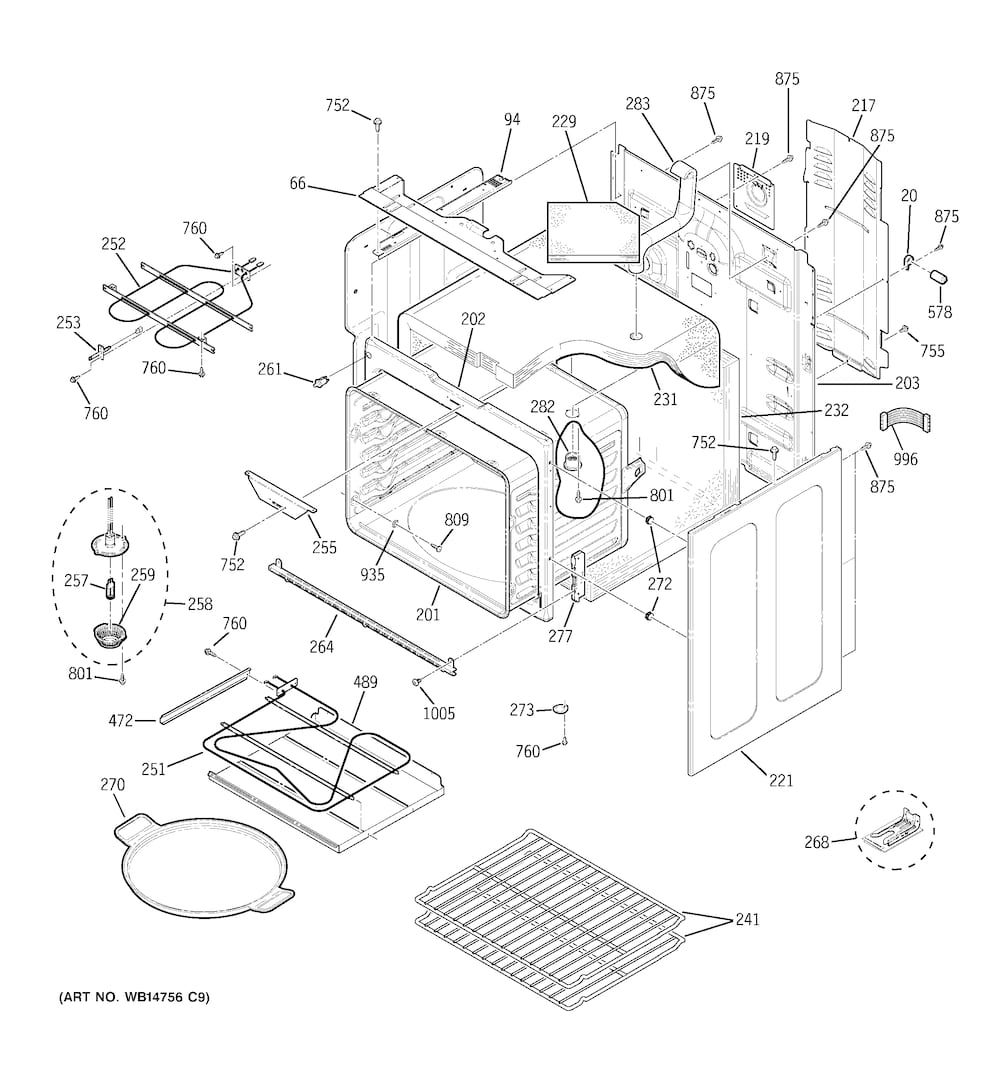 GE Oven Rack WB48T10083