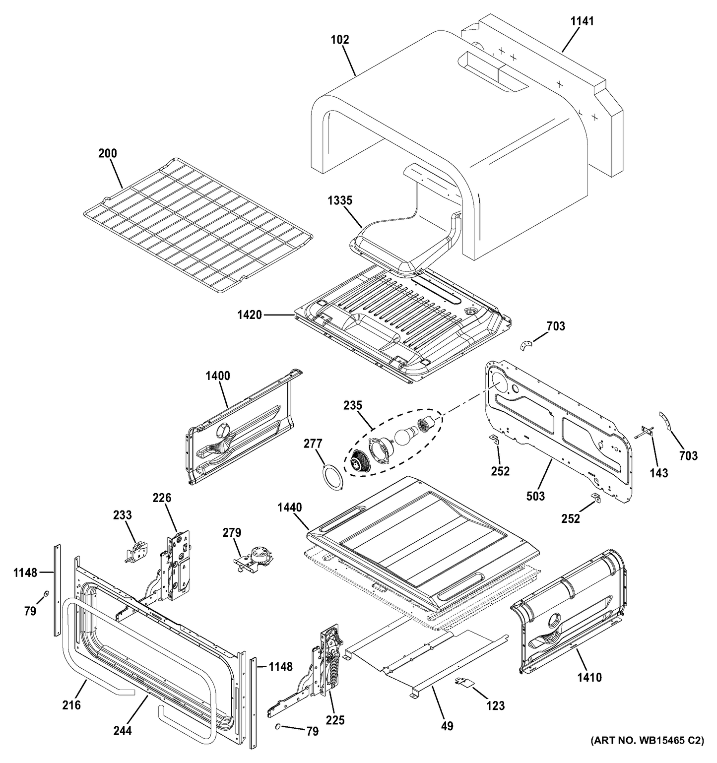 GE Temperature Sensor Assembly WB24X25056
