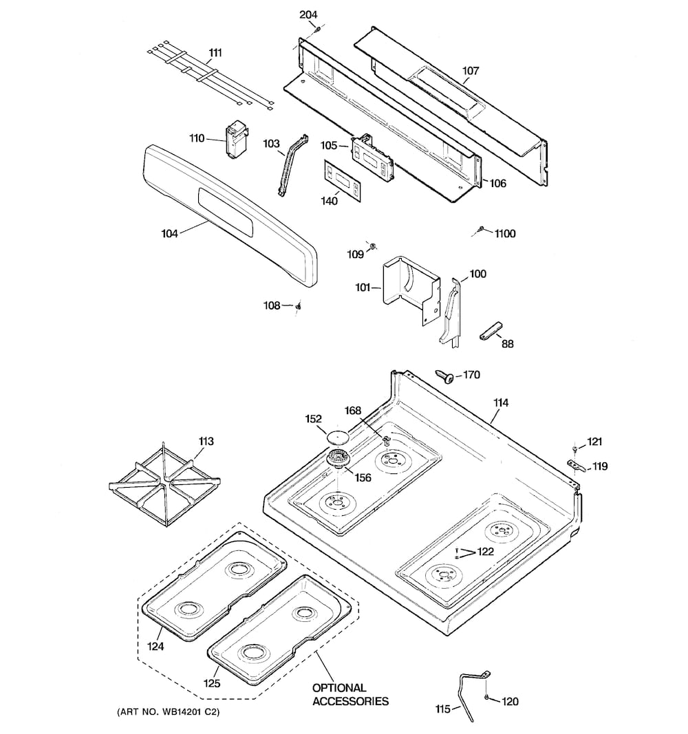 GE Cooking Product High Voltage Wire Harness (4 Electrodes) WB18K10098