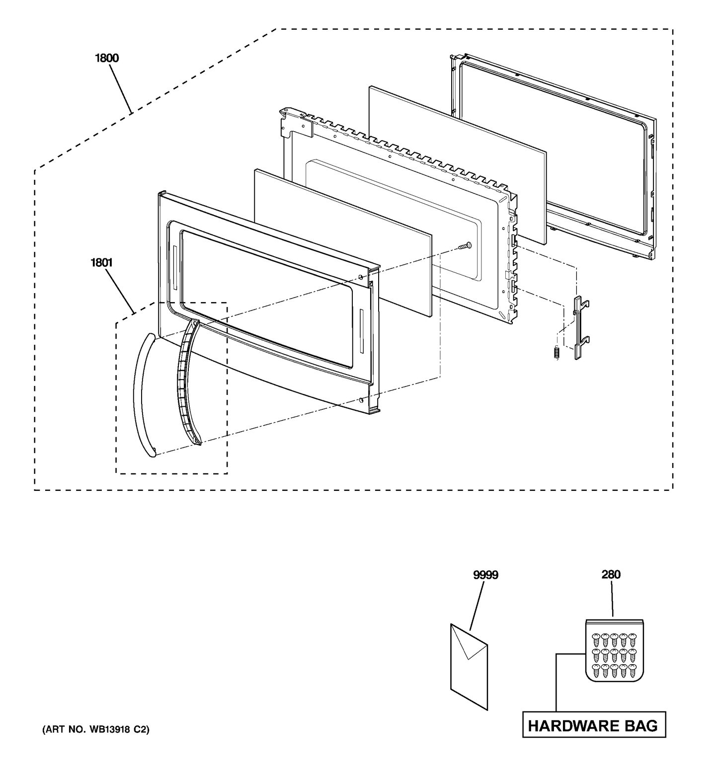 GE Cooking Product Door Handle - Stainless Steel WB15X20993