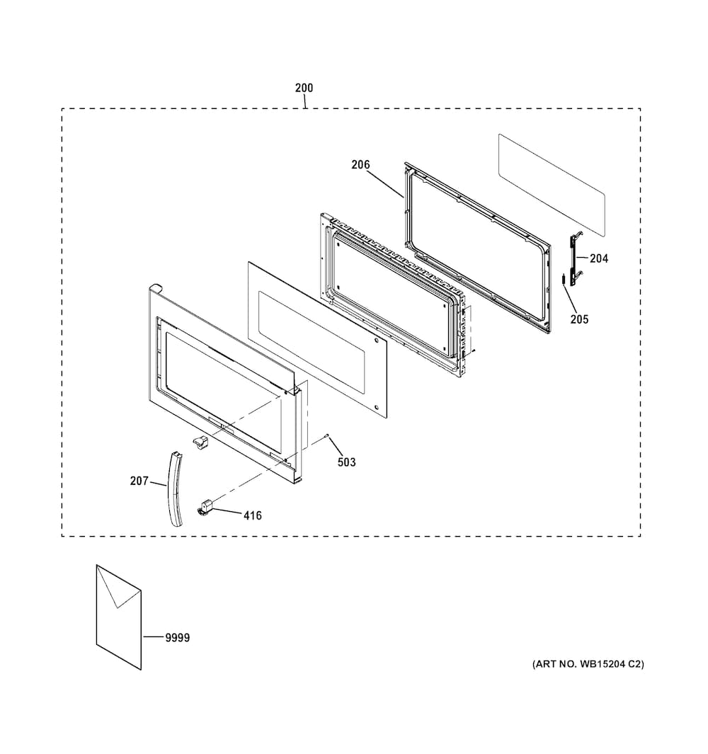 GE Cooking Product Handle Support WB06X10939