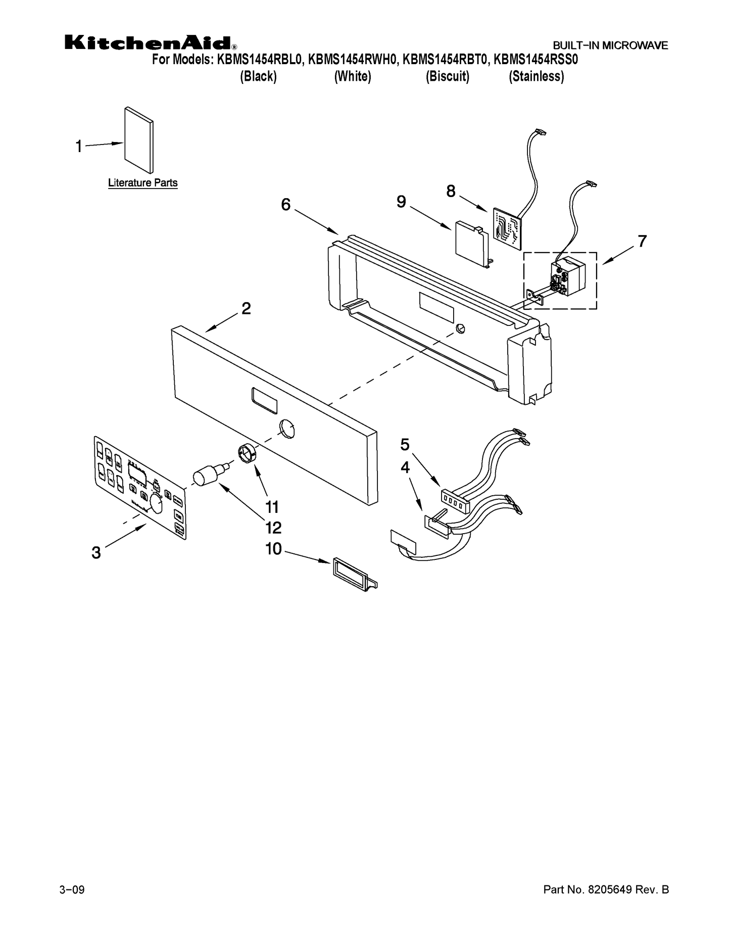 Whirlpool Electronic Display Board WPW10124269