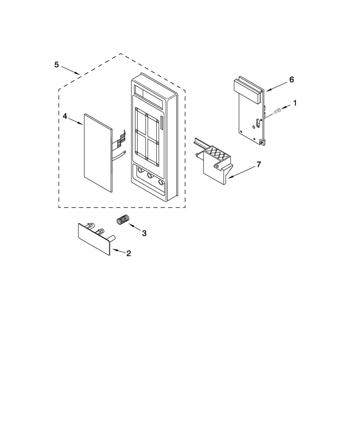 Whirlpool Door Lever Release Bracket WP8205451