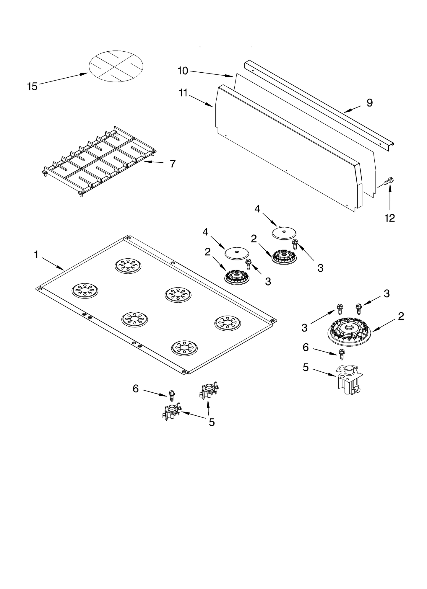 Whirlpool Burner Cap (Matte Black) WP8284669