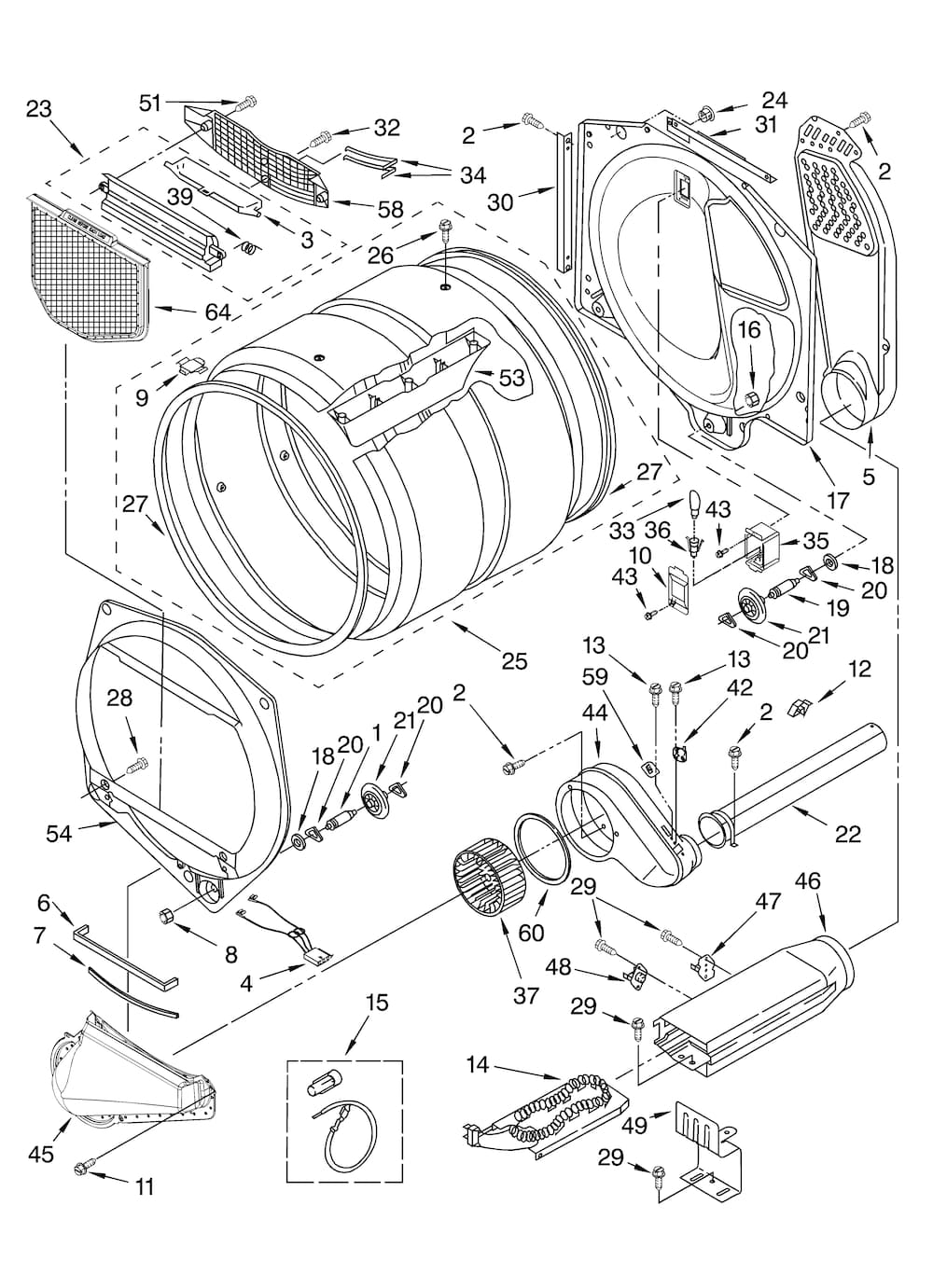 Whirlpool High-Limit Safety Thermostat WP3391914