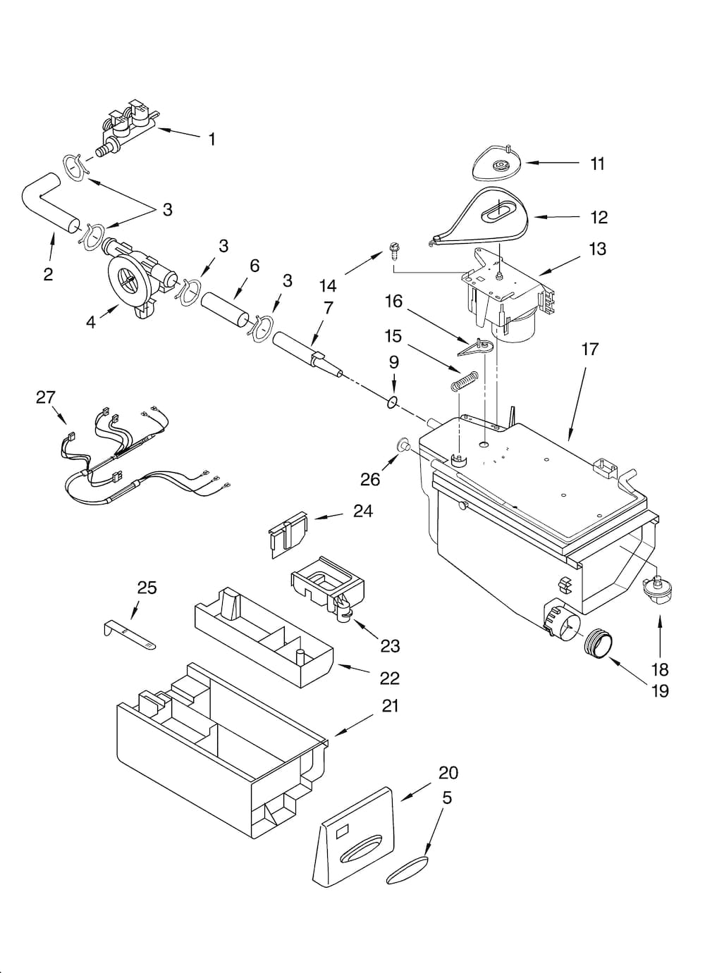 Whirlpool Washer Dispenser Seal WP8181747