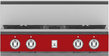 Hestan KRT304NGRD 30 Inch Gas Rangetop with 4 Sealed Burners -Red