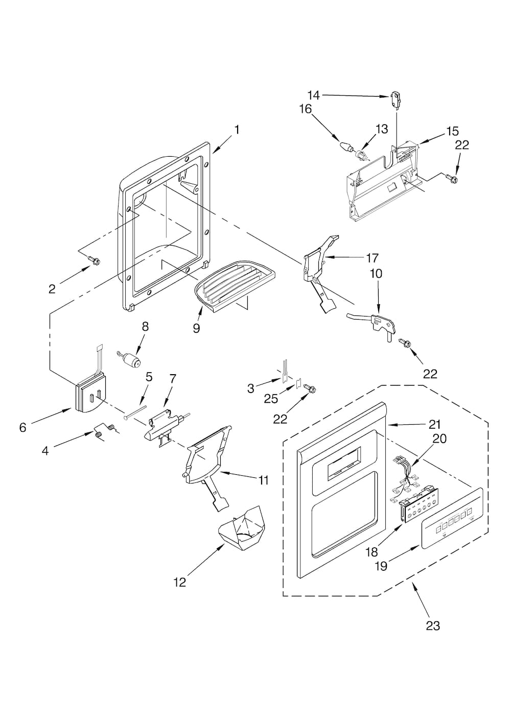 Whirlpool Drip Tray (Black) WP2180325